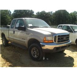 1999 FORD F250 4X4 PICKUP, 