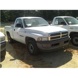 2001 DODGE RAM 1500 S/A PICKUP,
