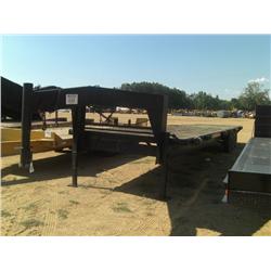 SHOPBUILT 36' TRI-AXLE GOOSENECK TRAILER, RATCHET 