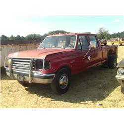 1990 FORD F350 DUALLY PICKUP,