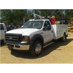 2006 FORD F450 S/A SERVICE TRUCK,