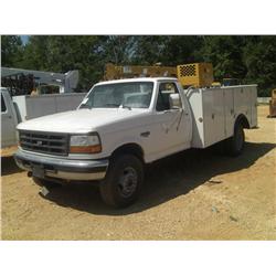 1997 FORD SUPER DUTY S/A SERVICE TRUCK, 