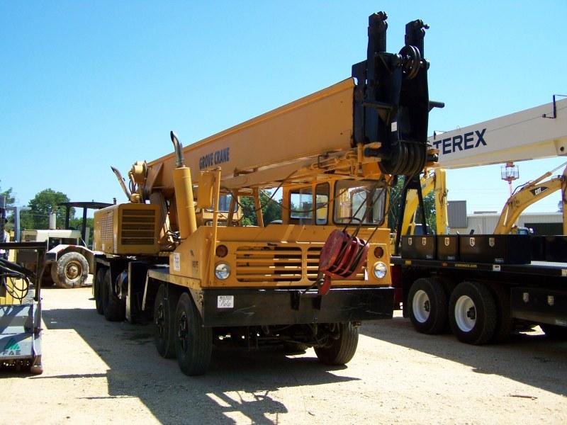 GROVE HYDRAULIC TRUCK CRANE TM2450, J.M. Wood Auction Company, Inc.