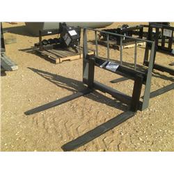 1 SKID STEER 3'6" PALLET FORKS