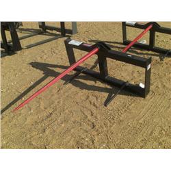 VERSATECH HAY FORK, FITS SKID STEER
