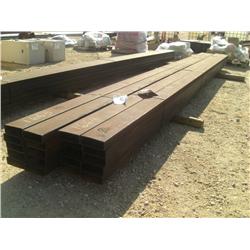 1 BUNDLE RECTANGLE STEEL, 20' LONG