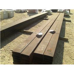 1 BUNDLE RECTANGLE STEEL, 20' LONG