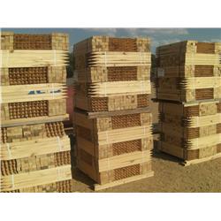 (2) BUNDLES 2"X2"X36" STAKES, APPROXIMATELY 1000 
