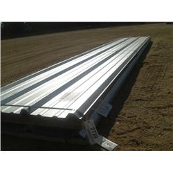 (1)  LOT 25 (3'X20' GALVALUME SHEETS) (26G R-PANEL)