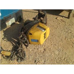 P & H ONE TON ELECTRIC HOIST, 