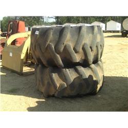 (1) LOT 2 30.5-32 SKIDDER TIRES