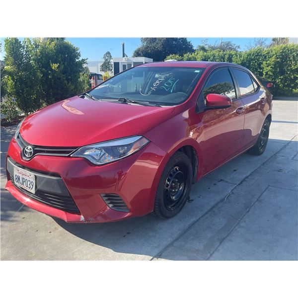 TOYT COROLLA 2015 T-2 DAYS