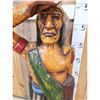 Image 3 : Hand Carved Wooden Cigar Store Indian