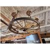 Image 5 : 48" Wagon Wheel Chandelier