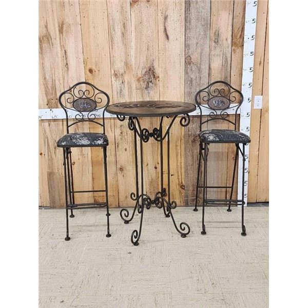 NWTF Pub Height Table & 2 Chairs