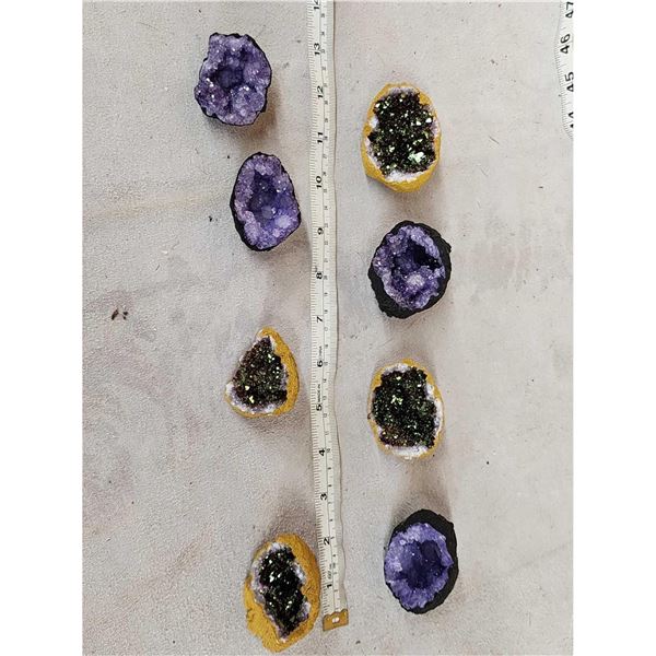 Collection Of 8 Geodes