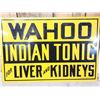 Image 2 : Wahoo Indian Tonic Metal Sign