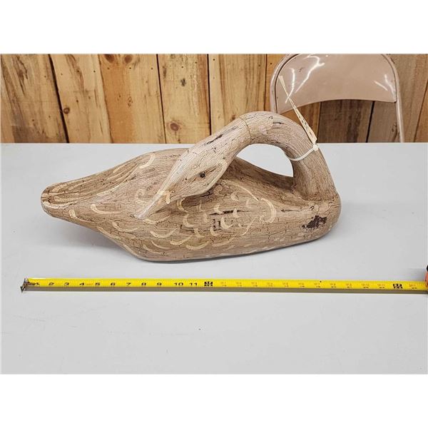 Hand Carved Goose Decoy