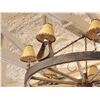 Image 10 : 48" Wagon Wheel Chandelier