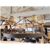 Image 1 : 48" Wagon Wheel Chandelier