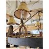 Image 4 : 48" Wagon Wheel Chandelier