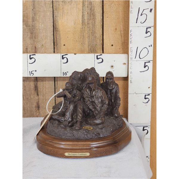 National Wild Turkey Federation Sculpture " The Legacy Continues "