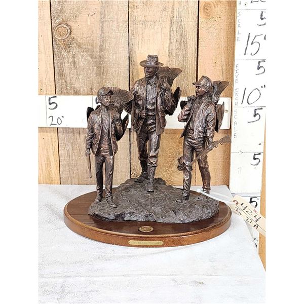 National Wild Turkey Federation Sculpture " The Tradition Continues "