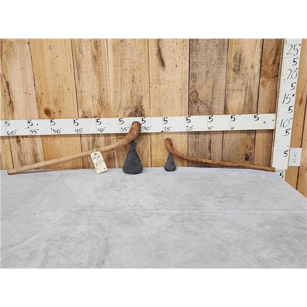 Pair Of African Hand Forged Hatchets