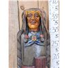Image 2 : Hand Carved Wooden Cigar Store Indian