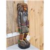 Image 5 : Hand Carved Wooden Cigar Store Indian