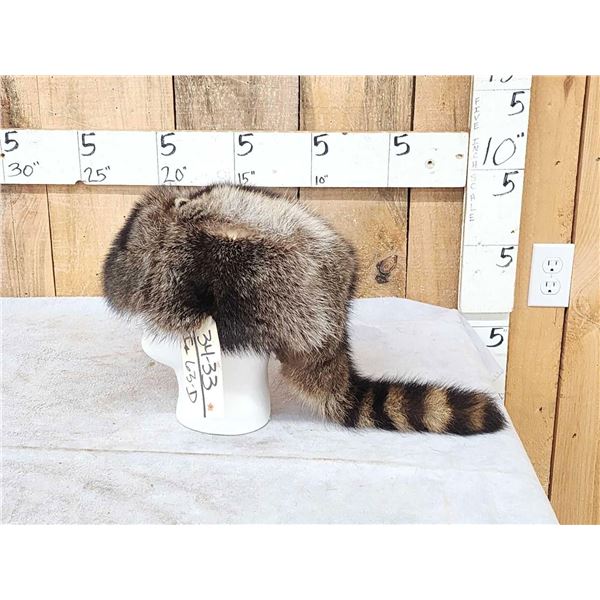 Raccoon Skin Mountain Man Hat