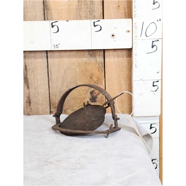 European Hard Forged Antique Fox Trap