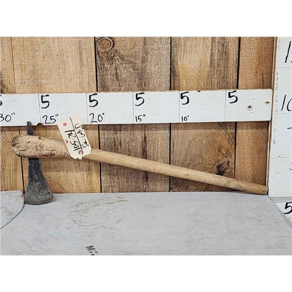 African Hand Forged Tribal Axe