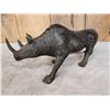 Image 5 : Metal Rhinoceros Sculpture