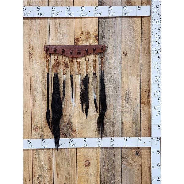 collection Of African Plains Game Tail Fly Swatters Taxidermy