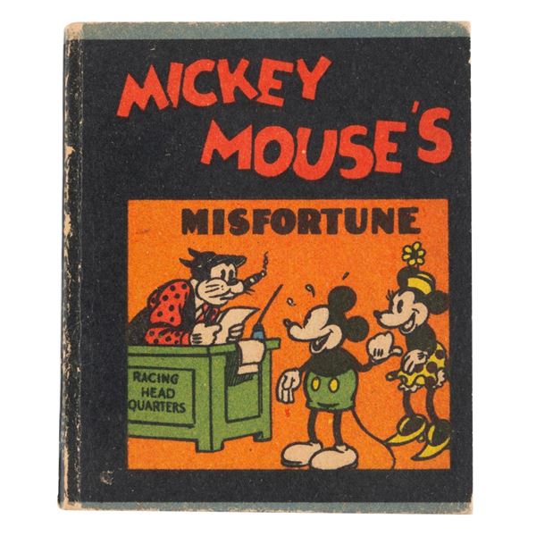 A Mickey Mouse's Misfortune Mini Book.