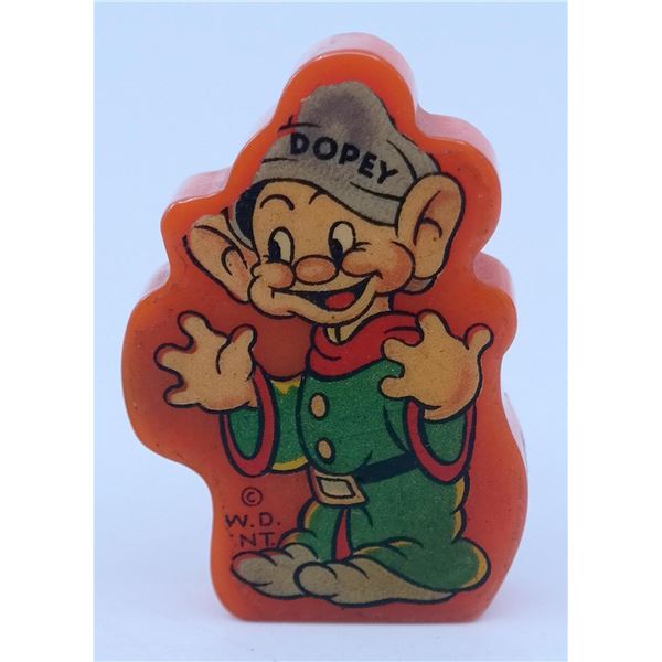 A"Snow White" Dopey Catalin Pencil Sharpener.