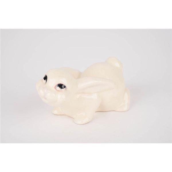 A"Snow White" Rabbit Figurine by Brayton Laguna.