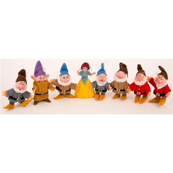 A"Snow White and the Seven Dwarfs" Ornament Set.