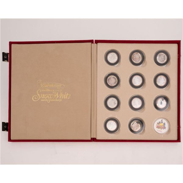 A"Snow White" 50th Anniversary Silver Coins Boxed Set.
