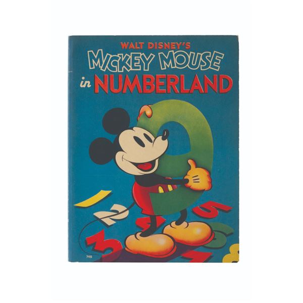 A 1938 Mickey Mouse in Numberland Activity Book.