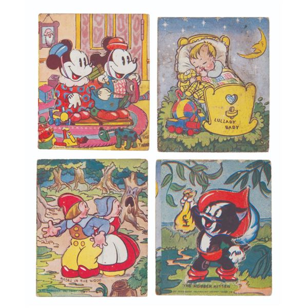 A Collection of British Disney "Characters from Fairy Tales" Candy Cards.