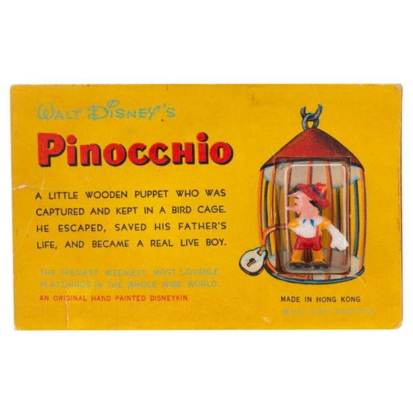 A "Pinocchio" Disneykin Postcard.