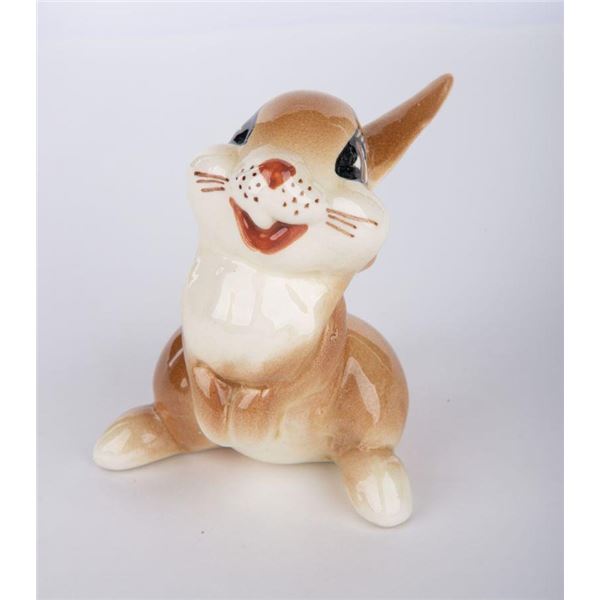 An Early "Bambi" Thumper Ceramic Figurine.