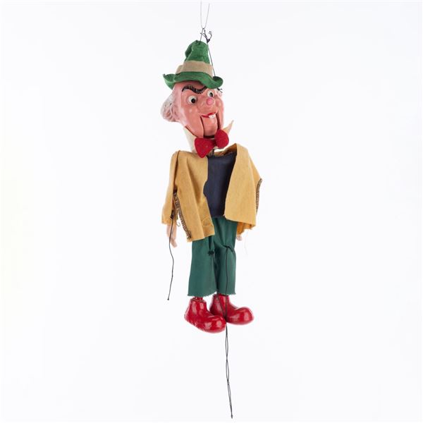 A Mad Hatter Peter Puppet Marionette.