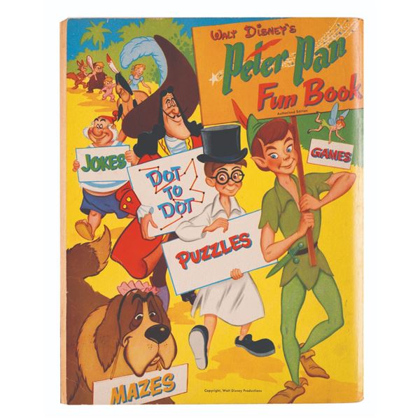 A Walt Disney's "Peter Pan" Fun Book.