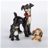 Image 1 : A Tramp with Puppies Ceramic Figurine Set by Goebel.