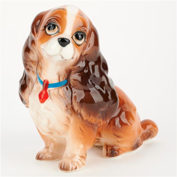 A "Lady and the Tramp" Lady Ceramic Figurine.