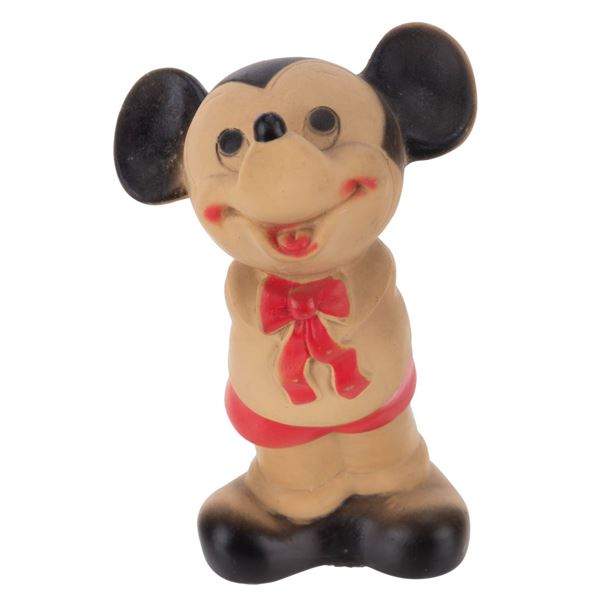A Dell Rubber Mickey Toy.