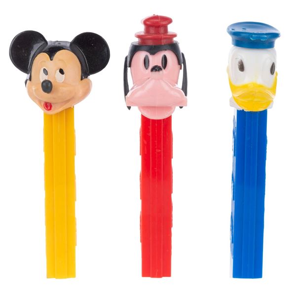 Three Disney PEZ Dispensers.